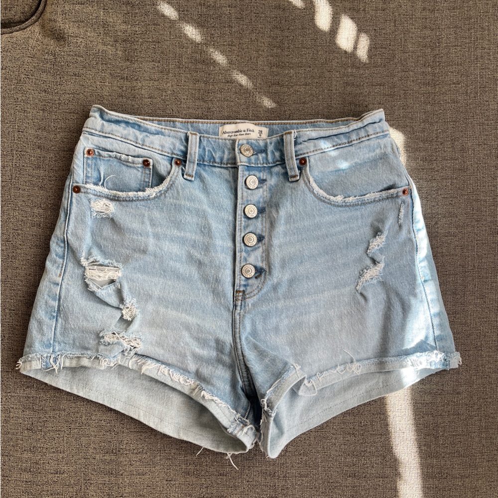 Abercrombie curve love mom jeans 28